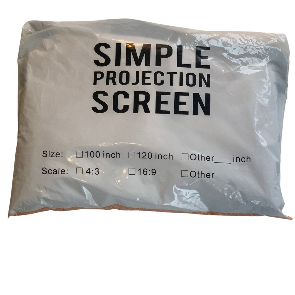 Simple Projection Screen 100" - Picture 2 of 3